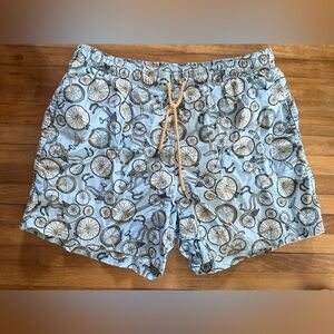 98 COAST BICYCLE PRINT SHORTS
